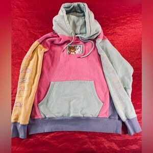 Ripndip Multicolor Hoodie with Bear Patch Size Large